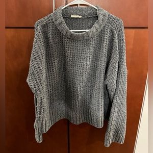 Heather gray sweater